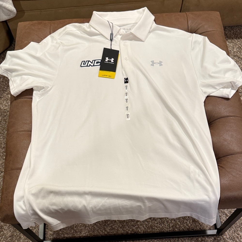 UNCG Under Armour golf polo size large 45)